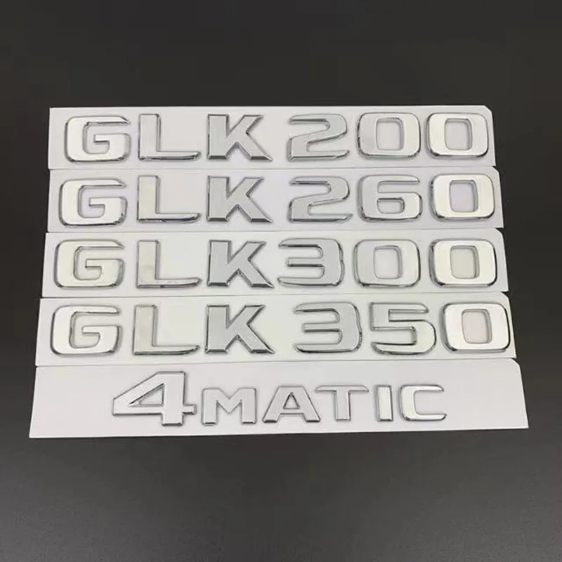 Car ABS Trunk Letters Logo Badge Emblem Decals Sticker For Mercedes Benz GLK200 GLK260 GLK300 GLK350
Car ABS Trunk Letters Logo Badge Emblem Decals Sticker For Mercedes Benz GLK200 GLK260 GLK300 GLK350