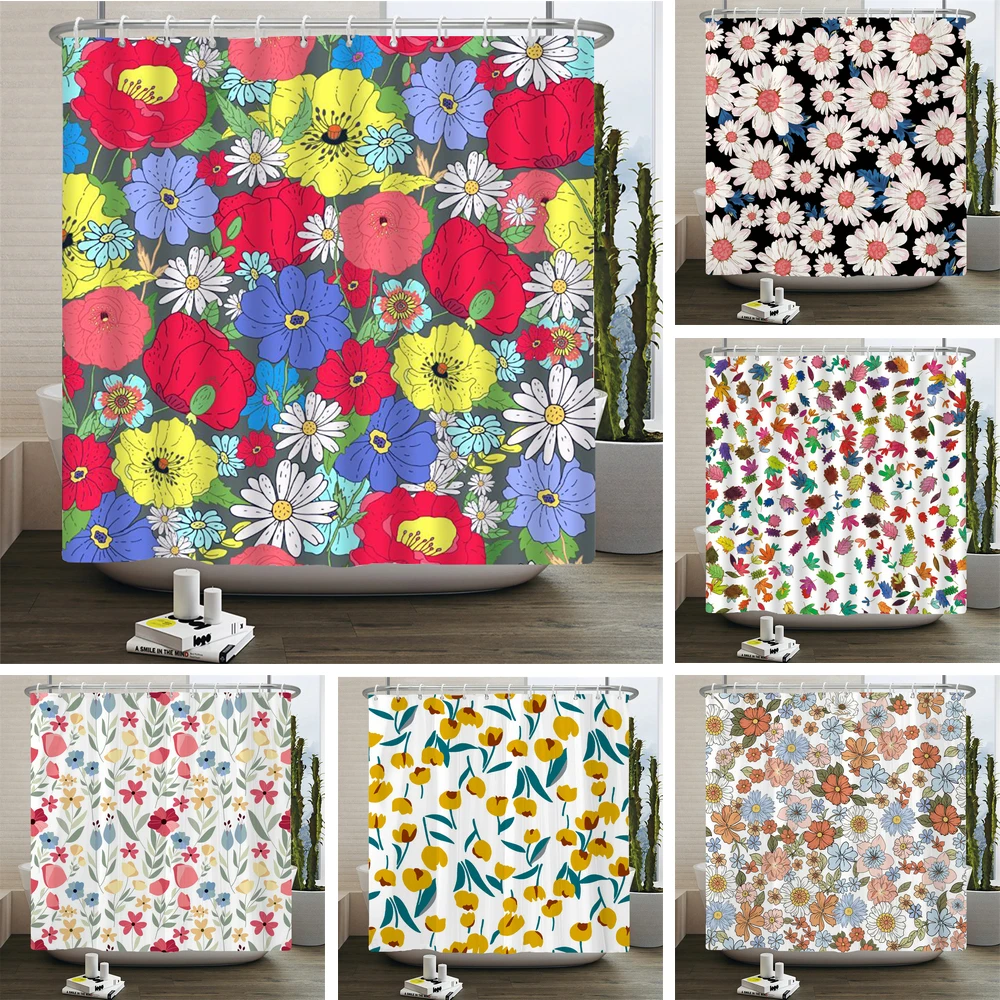3d Shower Curtains Flowers Bathroom Curtain With Hooks Waterproof Print 180x240cm Polyester Cloth Bathroom Decoration Screen
3d Shower Curtains Flowers Bathroom Curtain With Hooks Waterproof Print 180x240cm Polyester Cloth Bathroom Decoration Screen