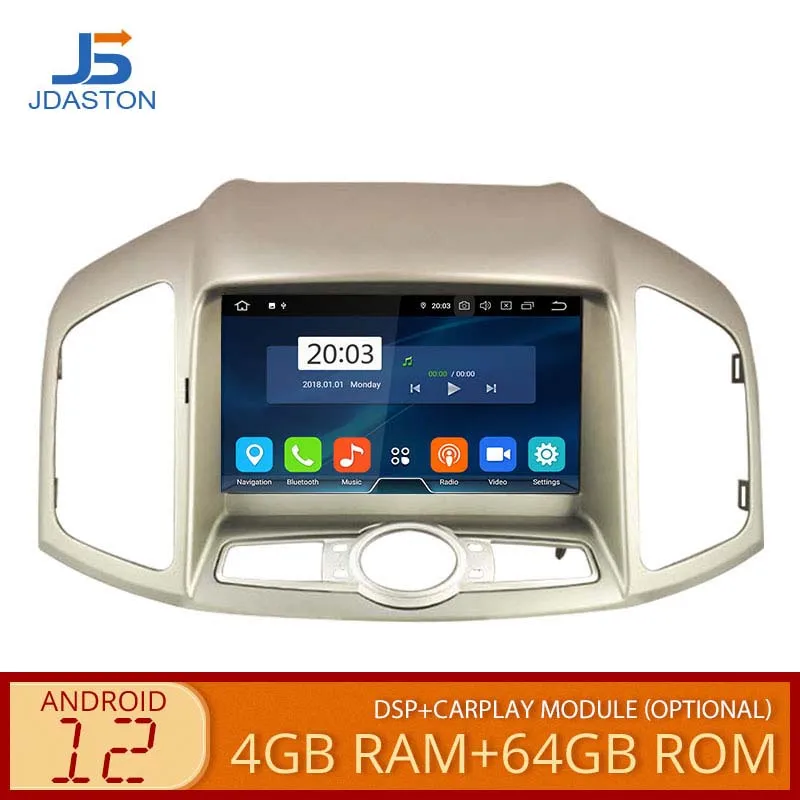 JDASTON Android 12 Car DVD Player For Chevrolet Captiva 2012 -2015 WIFI GPS Navigation 1 Din Car Radio Multimedia Stereo
JDASTON Android 12 Car DVD Player For Chevrolet Captiva 2012 -2015 WIFI GPS Navigation 1 Din Car Radio Multimedia Stereo