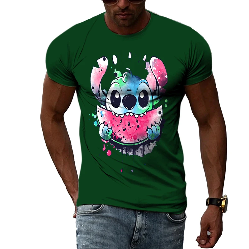 Disney Kawaii Cartoon Stitch t shirt for men Anime Stitch Graphic t shirt couple clothes Summer Tops Harajuku Family Kid T-shirt
Disney Kawaii Cartoon Stitch t shirt for men Anime Stitch Graphic t shirt couple clothes Summer Tops Harajuku Family Kid T-shirt