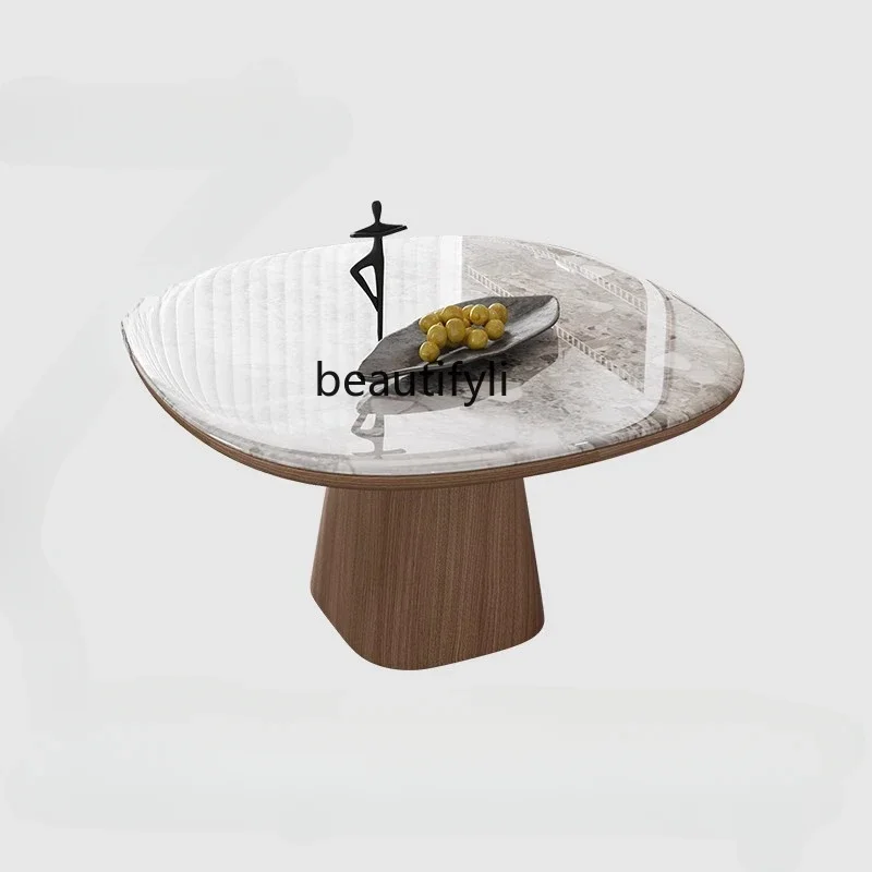 Nordic Style Super Crystal Marble Dining-Table Square Household Small Apartment Modern Simple round Dining Table furniture
Nordic Style Super Crystal Marble Dining-Table Square Household Small Apartment Modern Simple round Dining Table furniture