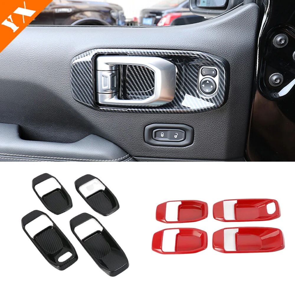 Carbon Red Look Trim For Jeep Wrangler JL Gladiator JT Accessories 2018-2021 Car Inner Door Handle Cover Garnish Sticker Cover
Carbon Red Look Trim For Jeep Wrangler JL Gladiator JT Accessories 2018-2021 Car Inner Door Handle Cover Garnish Sticker Cover
