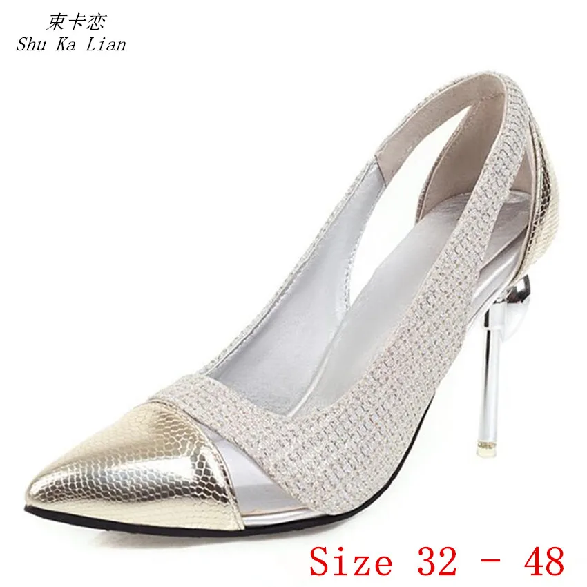 Women High Heels Pumps High Heel Shoes Stiletto Woman Party Shoes Kitten Heels Plus Size 32 33 - 40 41 42 43 44 45 46 47 48
Women High Heels Pumps High Heel Shoes Stiletto Woman Party Shoes Kitten Heels Plus Size 32 33 - 40 41 42 43 44 45 46 47 48