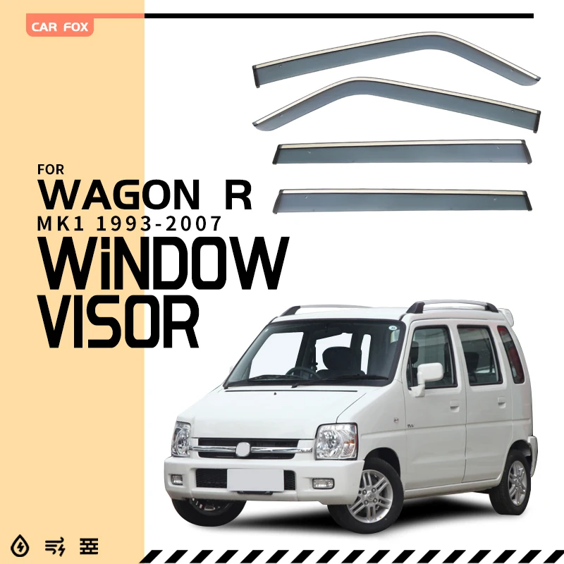 For SUZUKI Wagon R MK1 1993-2007 Plastic Window Visor Vent Shades Sun Rain Deflector Guard 4PCS/SE For SUZUKI Wagon R
For SUZUKI Wagon R MK1 1993-2007 Plastic Window Visor Vent Shades Sun Rain Deflector Guard 4PCS/SE For SUZUKI Wagon R