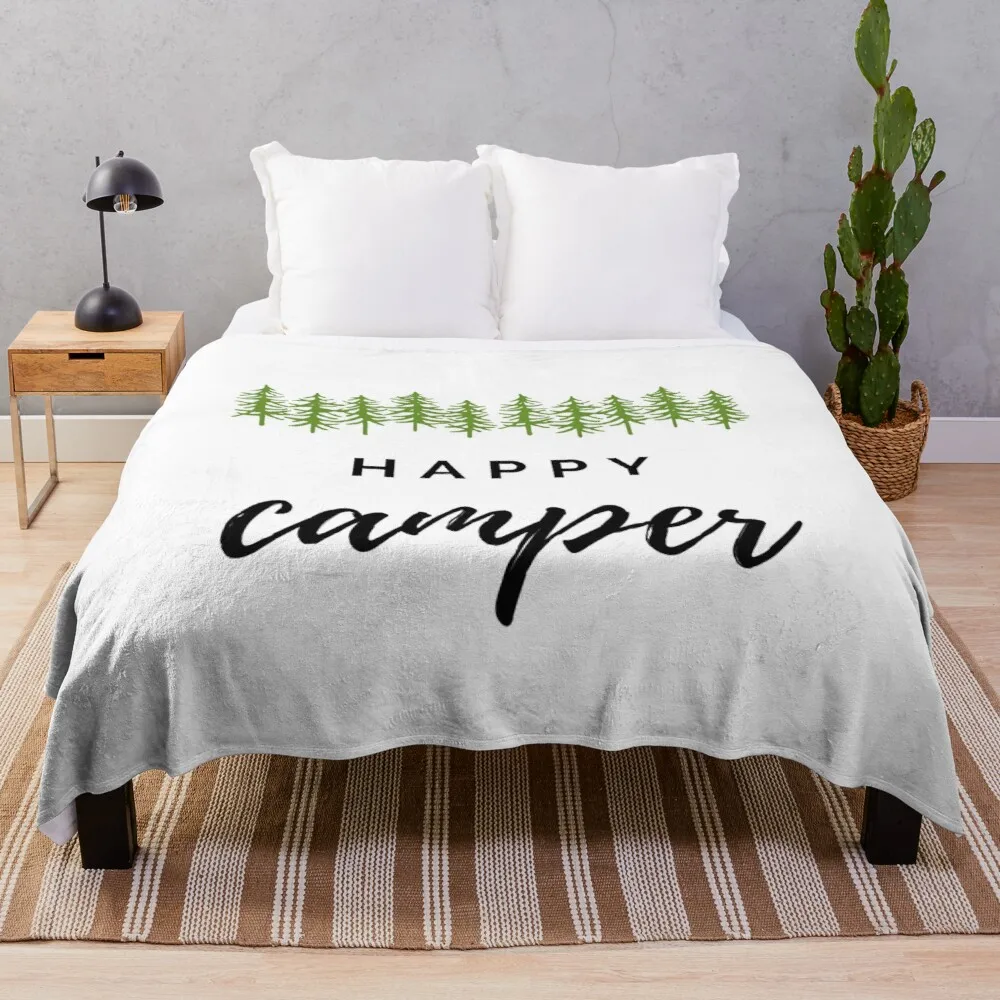 Happy Camper with trees Throw Blanket Warm Blanket Microfiber 3D Blanket Giant Sofa Knit Blanket
Happy Camper with trees Throw Blanket Warm Blanket Microfiber 3D Blanket Giant Sofa Knit Blanket