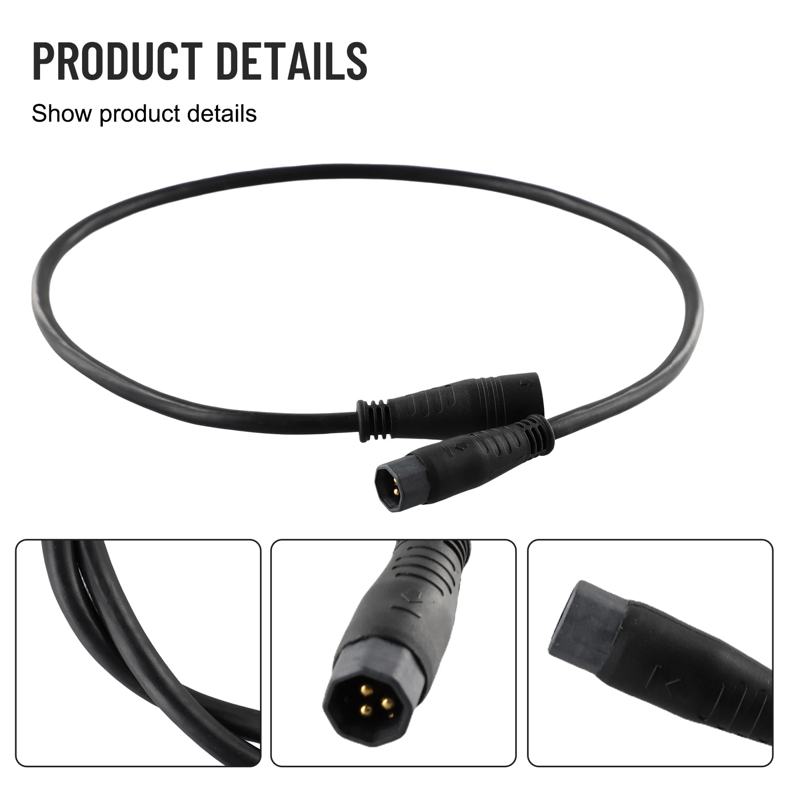 9 Pin Extension Cable 1000W 250W-1000W 60cm Cords E-Bike Electric Bicycle High Quality Practical Replacement Waterproof Plug
9 Pin Extension Cable 1000W 250W-1000W 60cm Cords E-Bike Electric Bicycle High Quality Practical Replacement Waterproof Plug