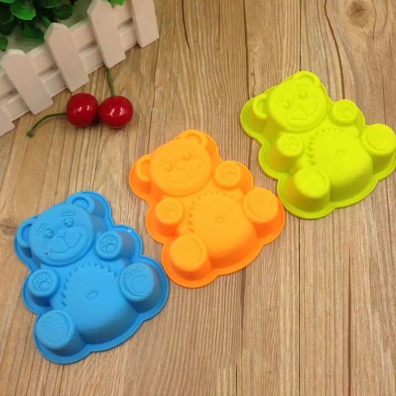 DIY Bear Silicone Cake Mold High Temperature Resistant Cake Candy Chocolate Sugarcraft Ice Pastry Baking Tool Mould Kitchen Tool
DIY Bear Silicone Cake Mold High Temperature Resistant Cake Candy Chocolate Sugarcraft Ice Pastry Baking Tool Mould Kitchen Tool