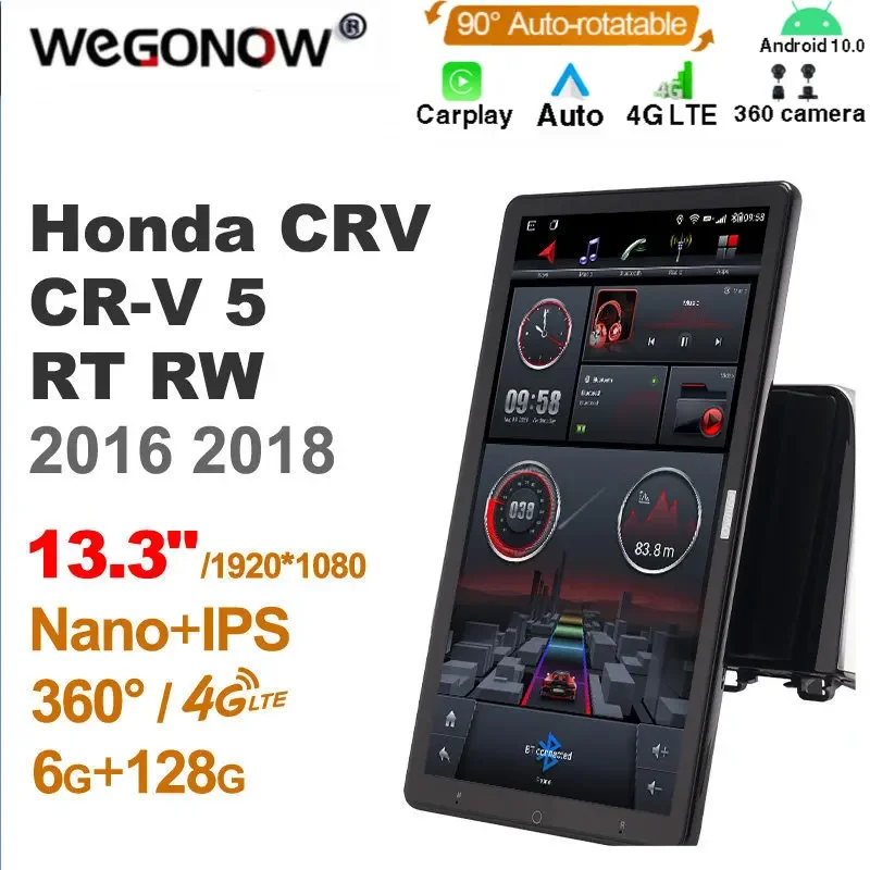1920*1080 Nano Ownice Android10.0 for Honda CRV CR-V 5 RT RW 2016 2018 Car Radio Audio 13.3'' Rotatable 360 6G 128G Tesla Style
1920*1080 Nano Ownice Android10.0 for Honda CRV CR-V 5 RT RW 2016 2018 Car Radio Audio 13.3'' Rotatable 360 6G 128G Tesla Style