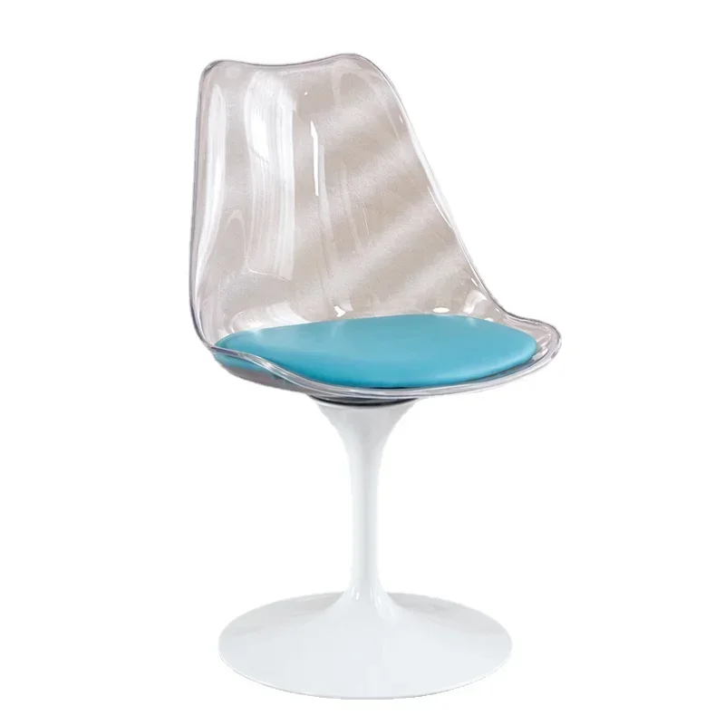 

Прозрачные обеденные стулья в скандинавском стиле, современные игровые стулья для отдыха в спальне и офисе, уличная мебель для кухни