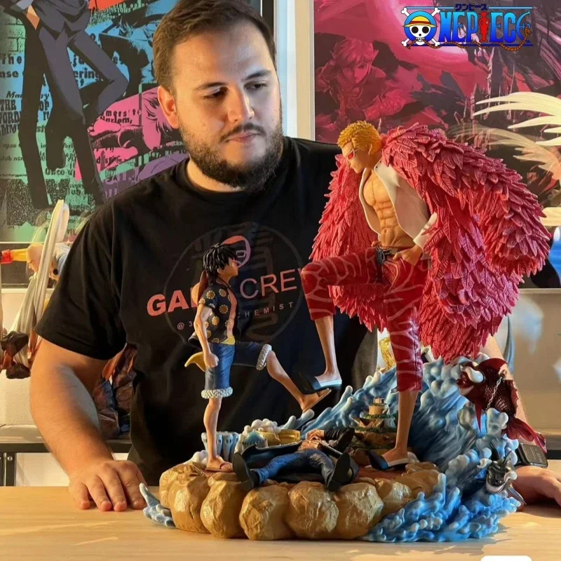21cm One Piece Luffy Anime Figure Donquixote Doflamingo Vs Luffy Figurine Pvc Statue Model Doll Decoration Toy Kid Birthday Gift
21cm One Piece Luffy Anime Figure Donquixote Doflamingo Vs Luffy Figurine Pvc Statue Model Doll Decoration Toy Kid Birthday Gift