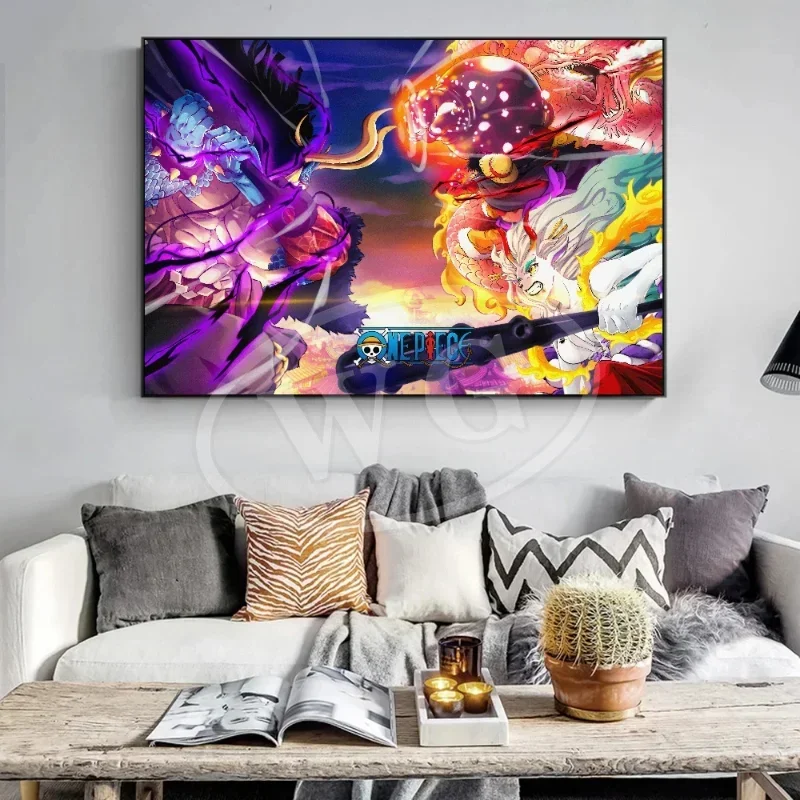 One Piece Japan Anime Bandai Figure Canvas Mural Wall Poster Big Collection Cartoon Room Decoration Aesthetic Art Wall Painting
One Piece Japan Anime Bandai Figure Canvas Mural Wall Poster Big Collection Cartoon Room Decoration Aesthetic Art Wall Painting
