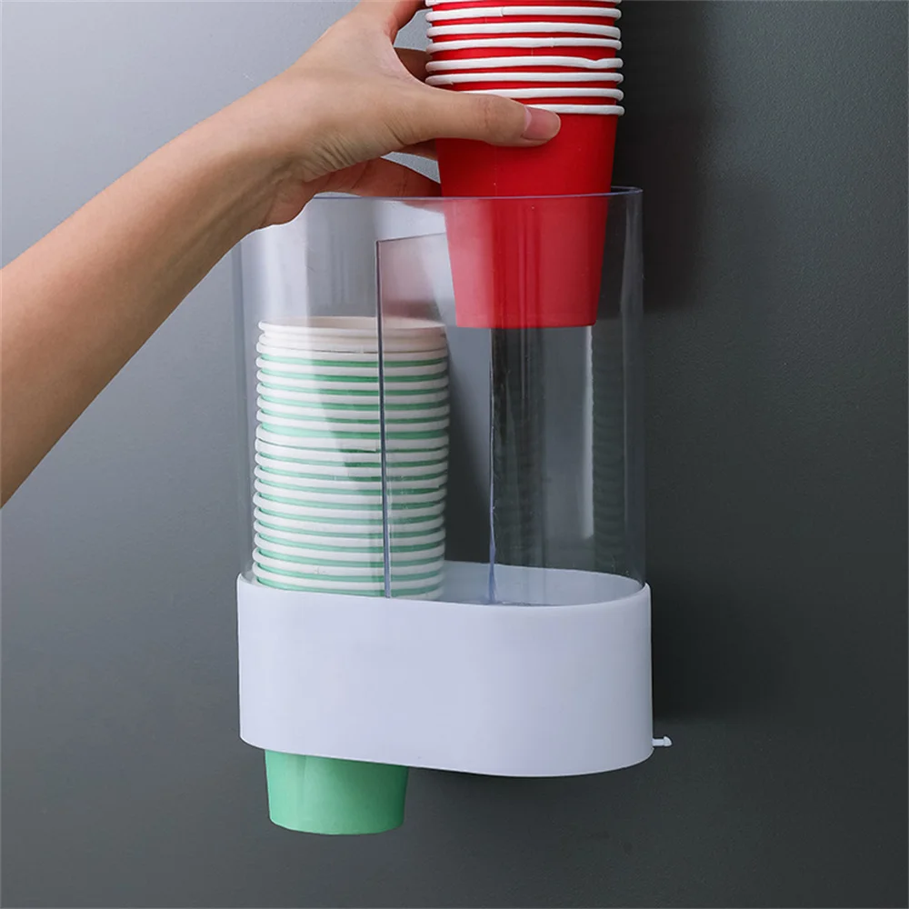 

Офисное приспособление для снятия чашек с боковым крючком способно вешать ежедневные предметы диспенсер для стаканов с водой красивая и Пыленепроницаемая стойка для хранения