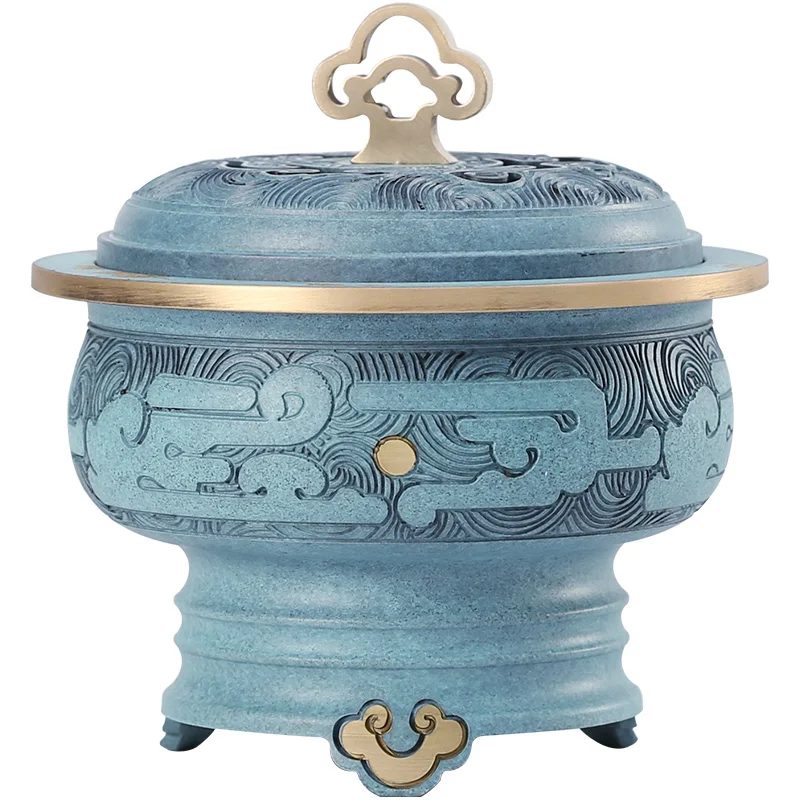Copper Incense Burner Pure Copper Domestic Sandalwood Joss-Stick Ancient Antique Home Indoor Air Purification Incense Coil
Copper Incense Burner Pure Copper Domestic Sandalwood Joss-Stick Ancient Antique Home Indoor Air Purification Incense Coil