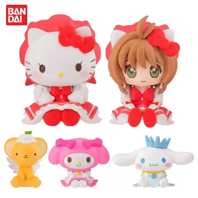 Hello Kitty Anime Figure Gashapon Cinnamoroll Kinomoto Sakura Cinnamoroll Sanrio Ornaments Kawaii Doll Peripherals Toys Gifts
Hello Kitty Anime Figure Gashapon Cinnamoroll Kinomoto Sakura Cinnamoroll Sanrio Ornaments Kawaii Doll Peripherals Toys Gifts