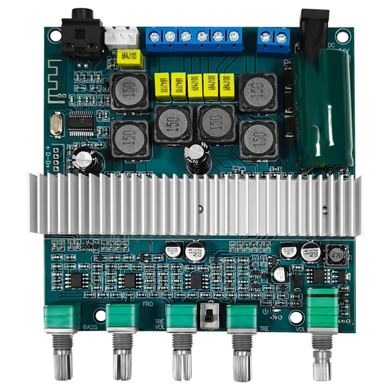 

TPA3116 Bluetooth Amplifier Board 2.1 Channel High Power Bluetooth 5.0 Audio Amplifiers DC12V-24V 2X50W+100W