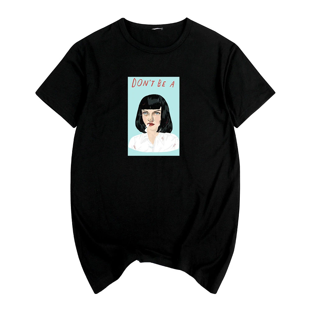 Pulp Fiction Quentin Tarantino Uma Thurman Summer print T-shirt Cotton Men T shirt New women TEE Funny
Pulp Fiction Quentin Tarantino Uma Thurman Summer print T-shirt Cotton Men T shirt New women TEE Funny
