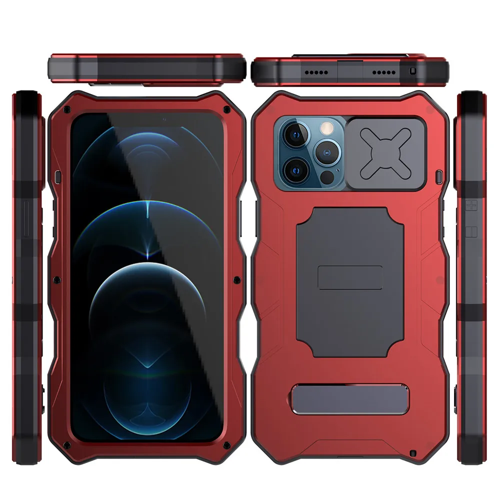 Hot Heavy Duty Armor Shockproof Aluminum For iPhone 12 13 Pro Max Camera Kickstand For iPhone 13 Mini Pro CASE Cover
Hot Heavy Duty Armor Shockproof Aluminum For iPhone 12 13 Pro Max Camera Kickstand For iPhone 13 Mini Pro CASE Cover