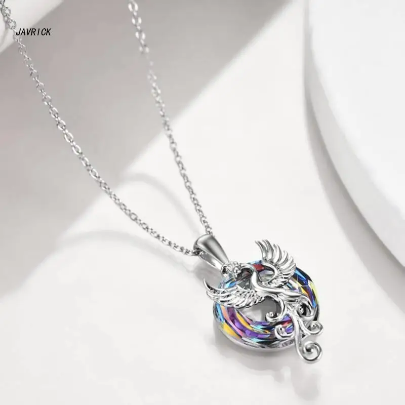 Dainty Colorful Phoenix Bird Necklaces for Women Crystal Mythological Phoenix Pendant Necklace Engagement Jewelry Gifts
Dainty Colorful Phoenix Bird Necklaces for Women Crystal Mythological Phoenix Pendant Necklace Engagement Jewelry Gifts