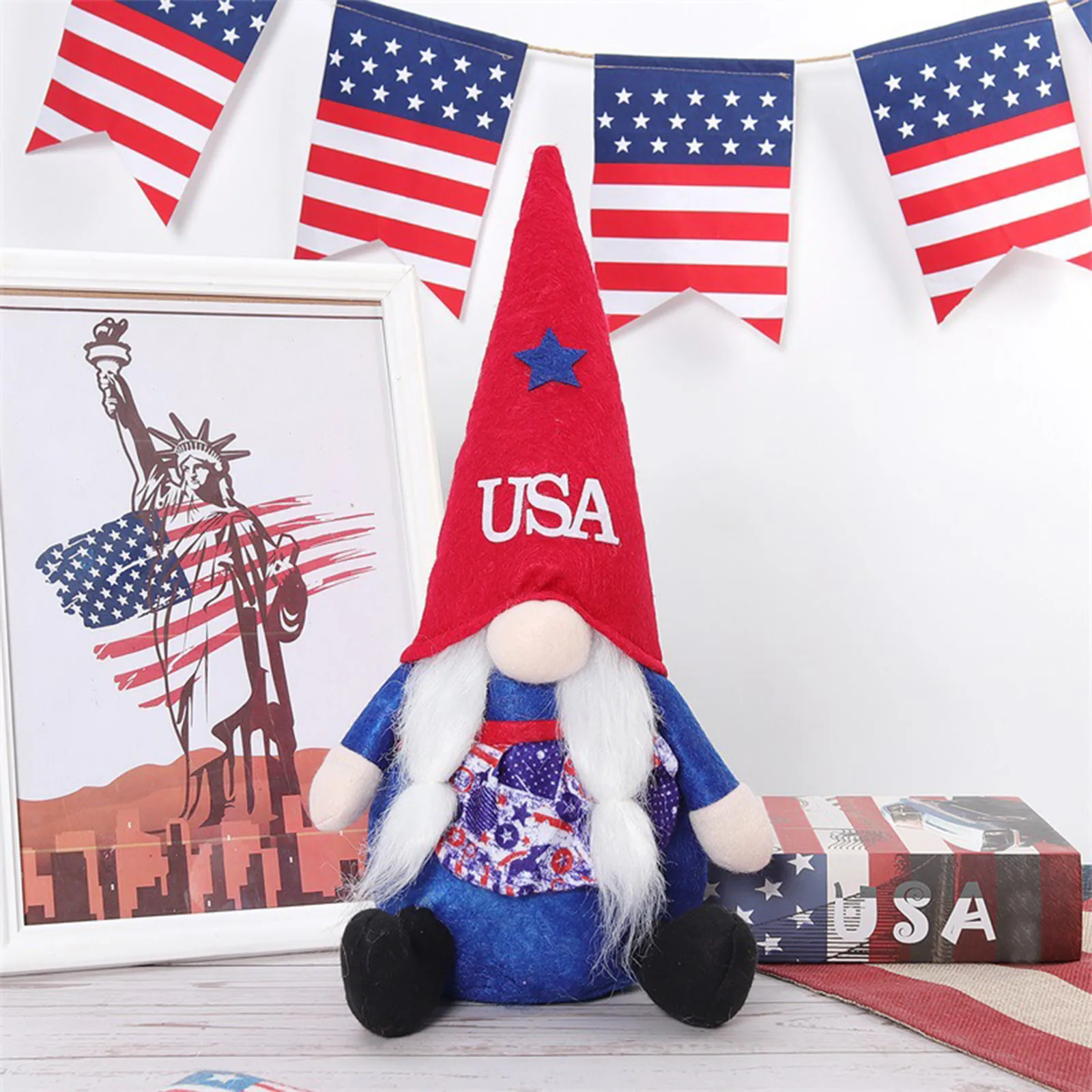 Independence Day Sitting Doll Ornament Dwarf Doll Doll Home Decoration Supplies Giant Christmas Ornament Crystal Ornament Set
Independence Day Sitting Doll Ornament Dwarf Doll Doll Home Decoration Supplies Giant Christmas Ornament Crystal Ornament Set