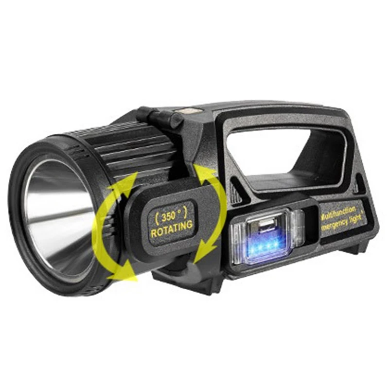 1Set LED Searchlight Outdoor High-Power Lighting Portable Lamp Multifunctional ,S
1Set LED Searchlight Outdoor High-Power Lighting Portable Lamp Multifunctional ,S