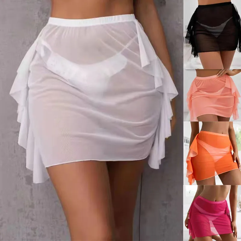 European and American Style Women's Tulle Skirt Swimsuit Hot Sale Summer New Solid Color Sexy Skirt
European and American Style Women's Tulle Skirt Swimsuit Hot Sale Summer New Solid Color Sexy Skirt