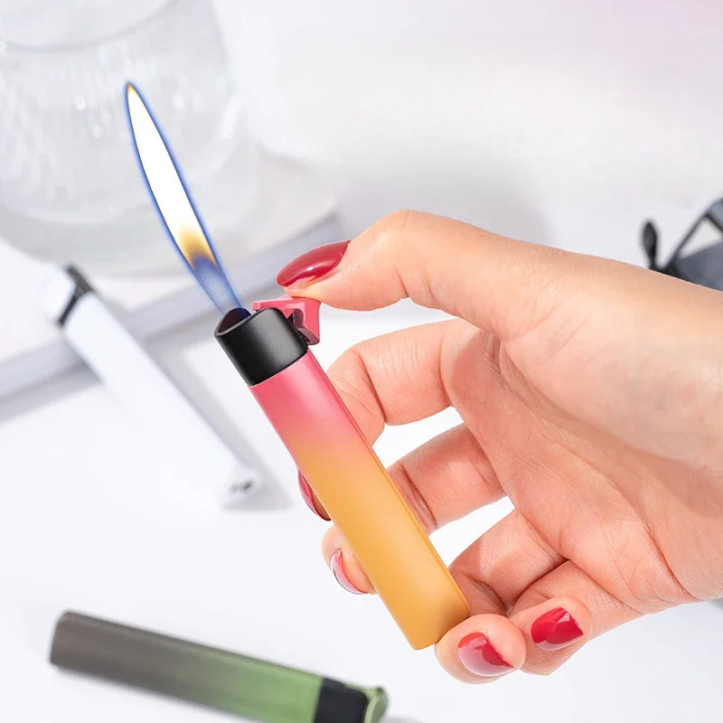 Metal Small Butane Gas Inflatable Lighter Windproof Open Flame Creative Personalized Cigarette Accessories Christmas Gift
Metal Small Butane Gas Inflatable Lighter Windproof Open Flame Creative Personalized Cigarette Accessories Christmas Gift