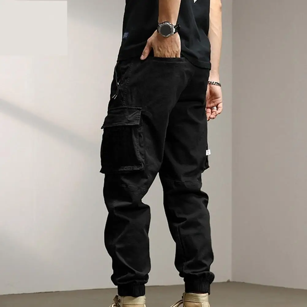 Men Loose Trousers Soft Breathable Men's Cargo Pants with Ankle-banded Loose Fit Multi Pockets Drawstring Elastic for Casual
Men Loose Trousers Soft Breathable Men's Cargo Pants with Ankle-banded Loose Fit Multi Pockets Drawstring Elastic for Casual