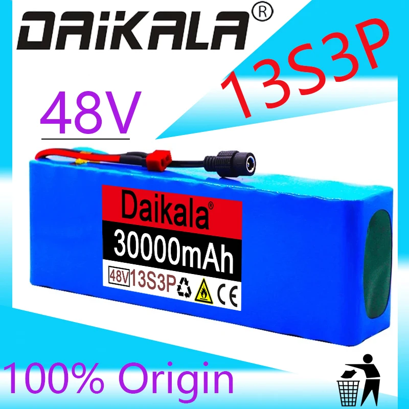 2023Versione aggiornata 48V 30000mAh 1000W 13S3P adatta per le batterie elettriche 54.6V dello scooter della bicicletta.
2023Versione aggiornata 48V 30000mAh 1000W 13S3P adatta per le batterie elettriche 54.6V dello scooter della bicicletta.