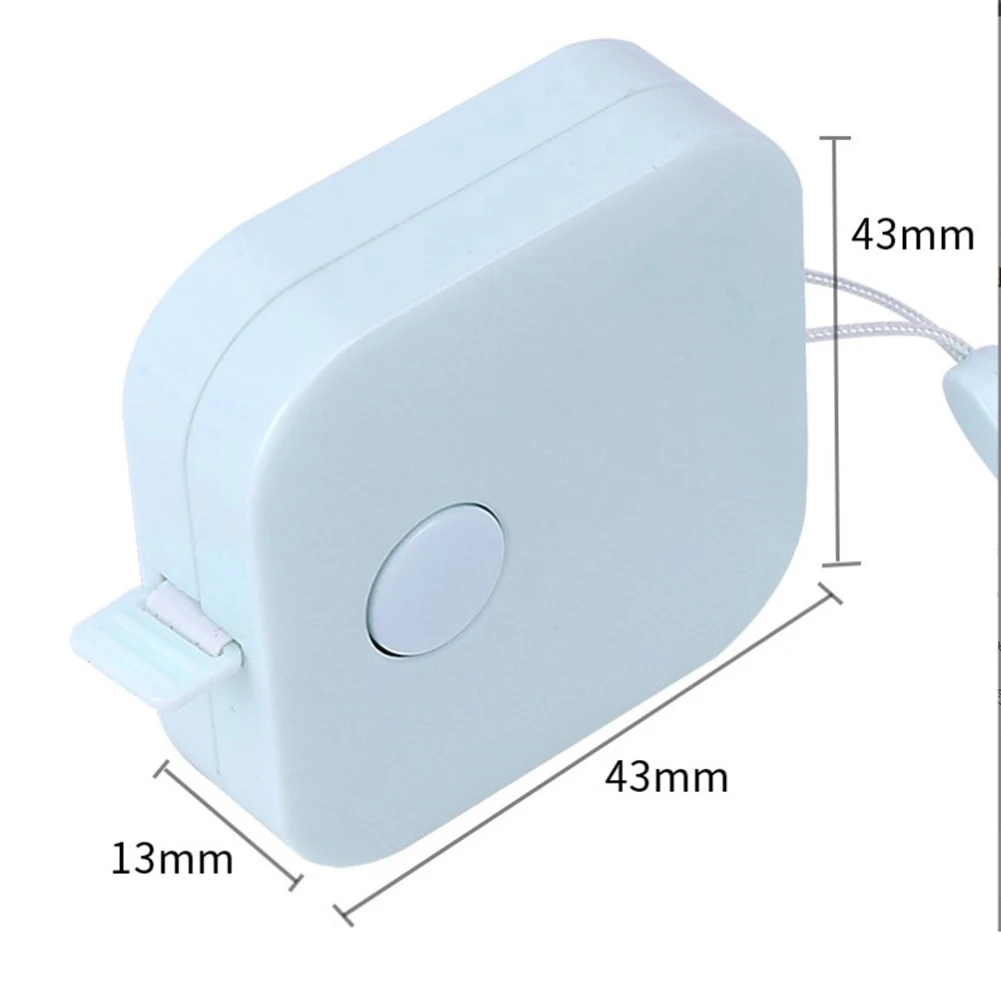 1pc Plastic 1.5M Retractable Body Measuring Soft Ruler Tape Sewing Cloth Tailor Tape Measure Layout Tools 4.3cm X 4.3cm X 1.3cm
1pc Plastic 1.5M Retractable Body Measuring Soft Ruler Tape Sewing Cloth Tailor Tape Measure Layout Tools 4.3cm X 4.3cm X 1.3cm