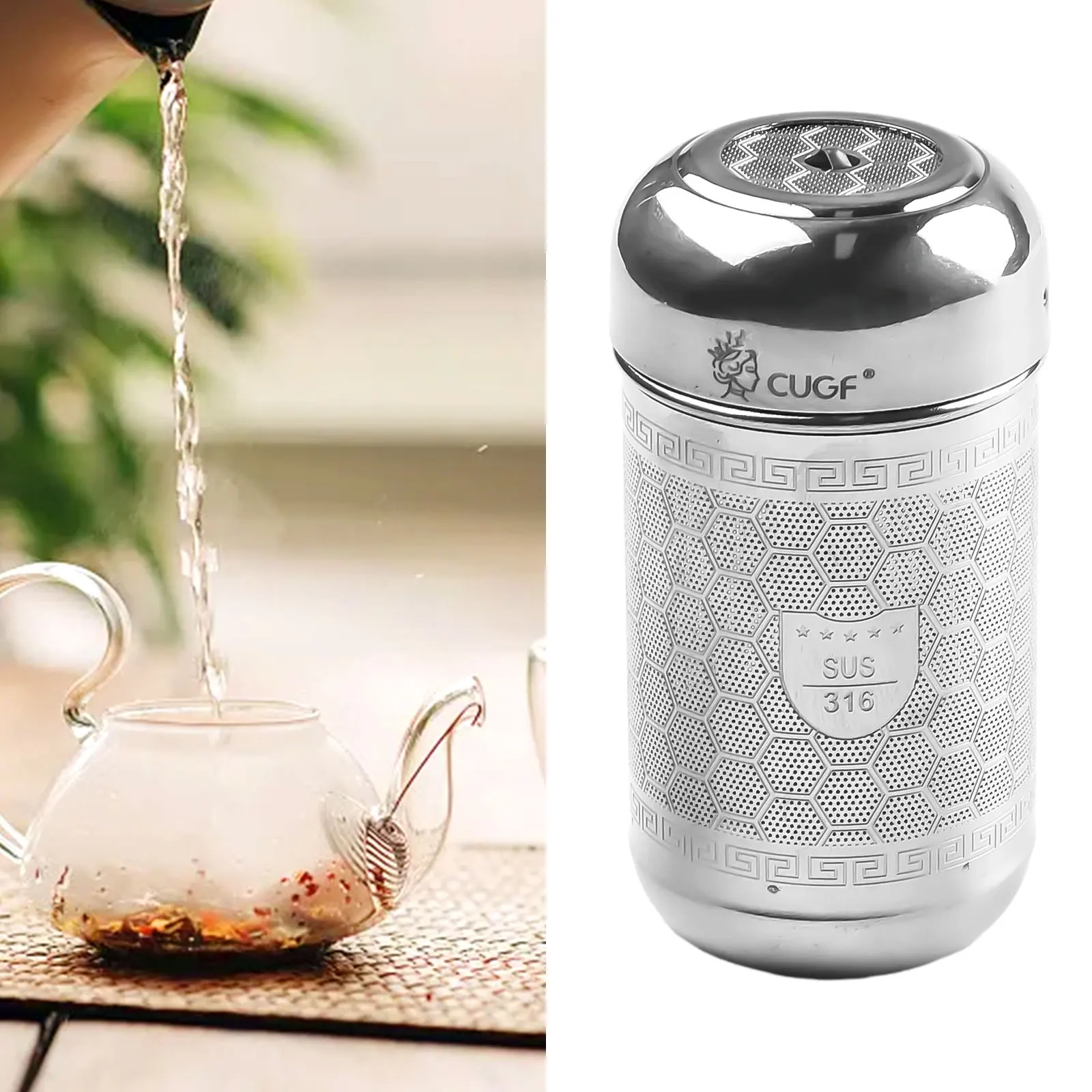 

Stainless Steel Tea Infuser Teapot Tray Spice Tea Strainer Herbal Filter Kitchen NEW Teaware Accessories Free Shipping Items