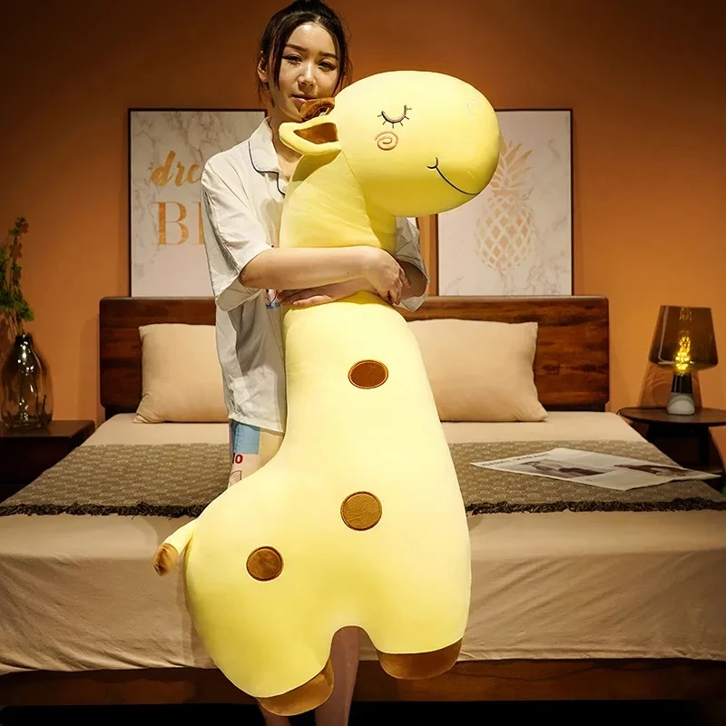 100cm Lovely Giraffe Appease Pillow Cartoon Animal Deer Plush Toys Stuffed Doll Bed Sofa Sleeping Cushion for Kids Baby Gift
100cm Lovely Giraffe Appease Pillow Cartoon Animal Deer Plush Toys Stuffed Doll Bed Sofa Sleeping Cushion for Kids Baby Gift