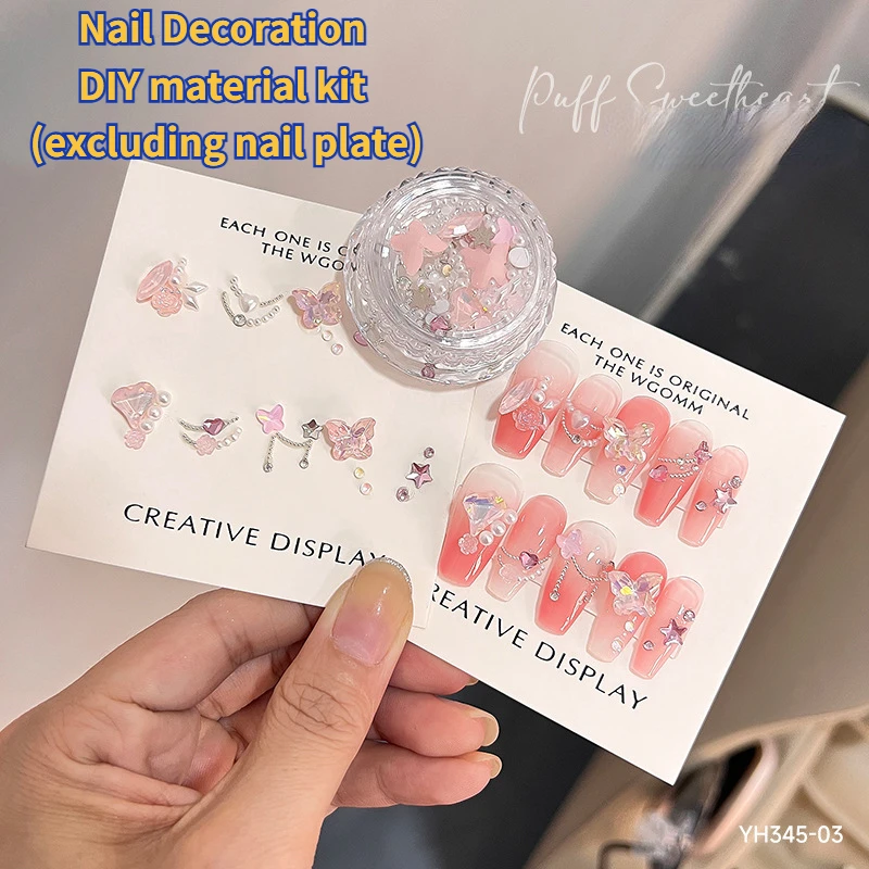 Nail Decoration DIY Material Pack Ice Translucent Nail Wear Material Pack Nail Drill Jewelry
Nail Decoration DIY Material Pack Ice Translucent Nail Wear Material Pack Nail Drill Jewelry
