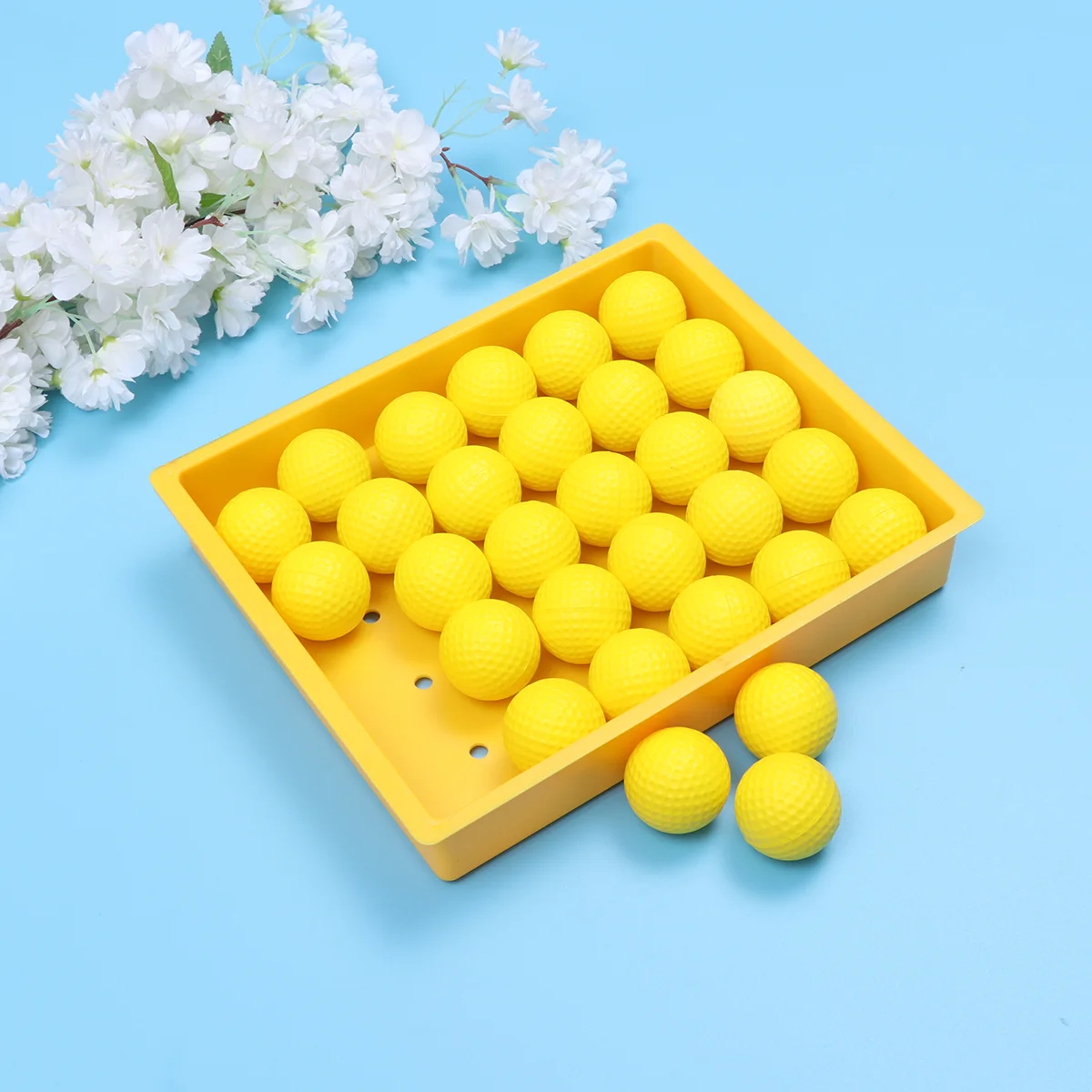 30 Pcs Ball Practice Indoor Training Aid Training Ball PU Slow Rising Toys (42mm, Yellow)
30 Pcs Ball Practice Indoor Training Aid Training Ball PU Slow Rising Toys (42mm, Yellow)