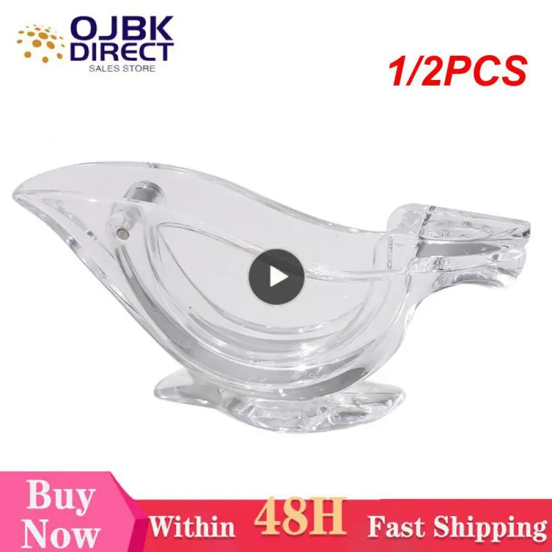 1/2PCS Transparent Simple Juicer Manual Citrus Juicer Quick Fruit Juicer Plastic Manual Transparent Bird Shape Lemon Clip
1/2PCS Transparent Simple Juicer Manual Citrus Juicer Quick Fruit Juicer Plastic Manual Transparent Bird Shape Lemon Clip
