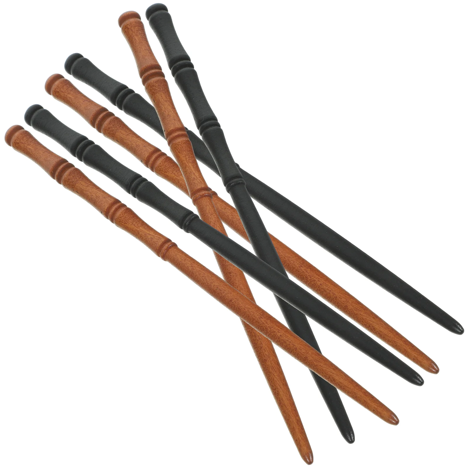 

Wooden Hair Chopsticks Japanese Chopstick Chinese Handmade Pencil Retro Pins Barrettes Long Horn Fork Women Bun Maker