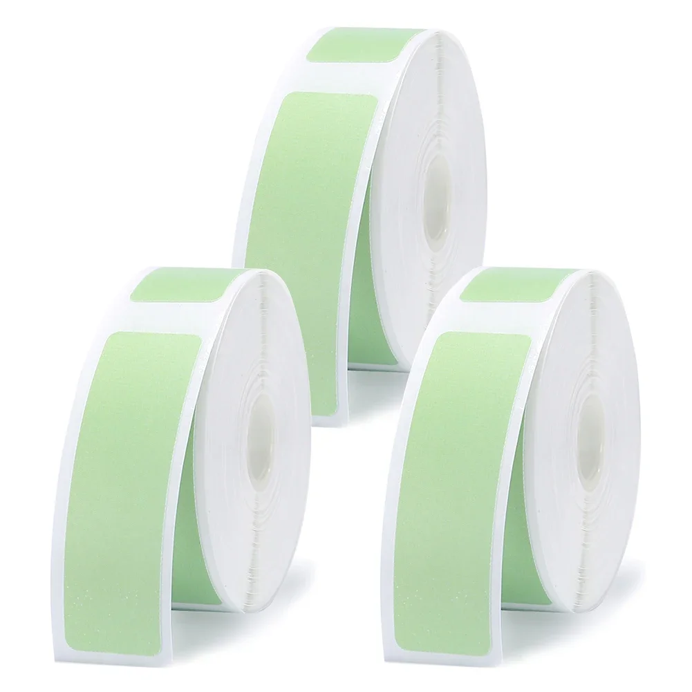 

1/3 Rolls Thermal Paper Waterproof Oil Proof White Label Paper 12x30 12x40 15x30 15x50mm For D11 Portable Thermal Label Printer