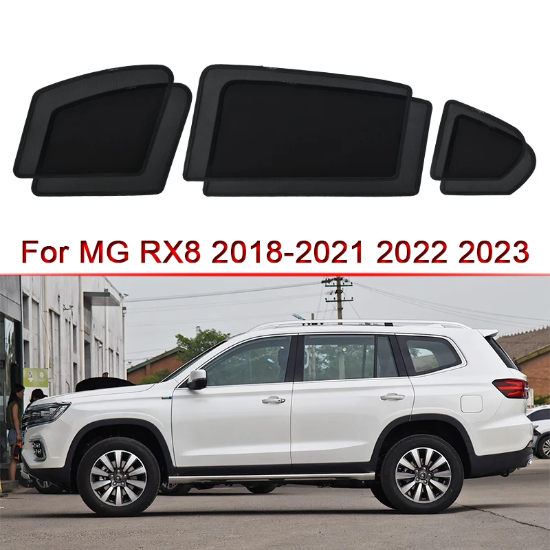 

Car Side Window Sunshades Magnetic Adsorption Curtain Privacy Car Sun Shade UV Reflection Accessories For MG RX8 2018-2022 2023