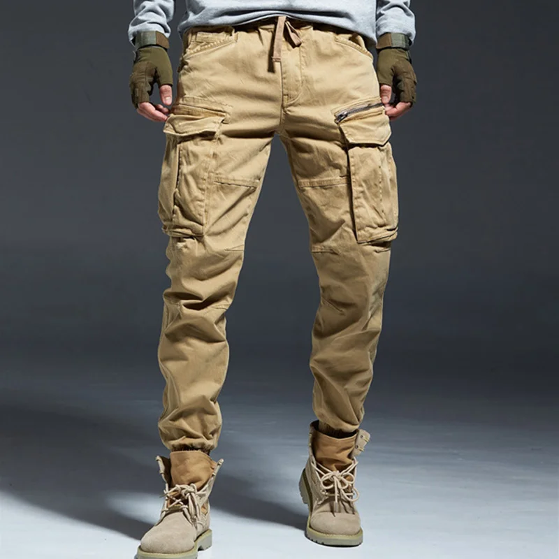 Ankle Length Jogging Pants Men Denim Cotton Pockets Elastic Waist Cargo Pants Men 2023 Winter Thick Tactical Pants
Ankle Length Jogging Pants Men Denim Cotton Pockets Elastic Waist Cargo Pants Men 2023 Winter Thick Tactical Pants