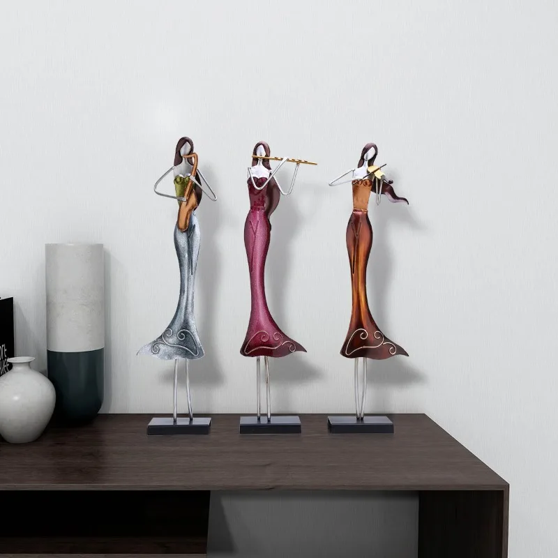 Nordic Style Abstract Character Musician Statue Crafts, Playing Saxophone, Playing Violin, Living Room Table Decoration
Nordic Style Abstract Character Musician Statue Crafts, Playing Saxophone, Playing Violin, Living Room Table Decoration