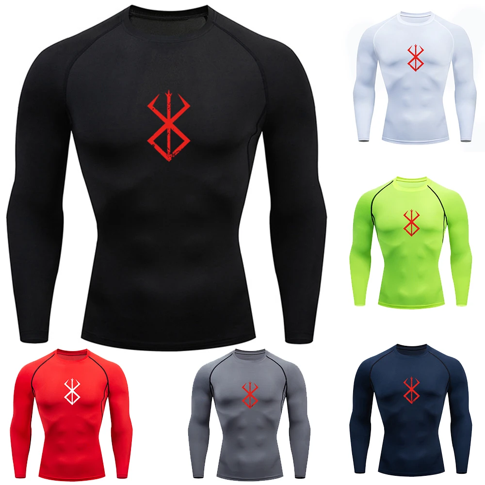 Men Running Sport T Shirt Anime Berserk Guts Men Compression Fitness Tops Tee Quick Drytight Training Gym Sport T Shirts
Men Running Sport T Shirt Anime Berserk Guts Men Compression Fitness Tops Tee Quick Drytight Training Gym Sport T Shirts