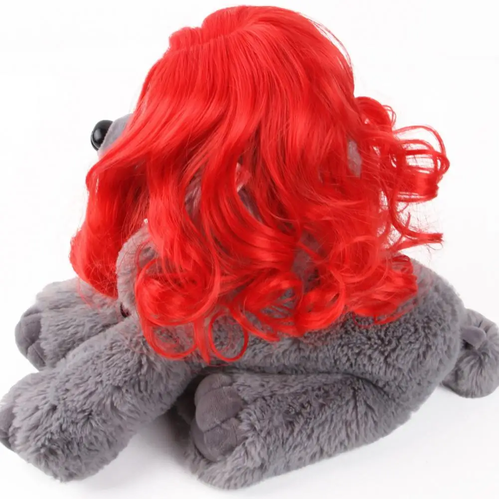 Comfortable Pet Wig Attractive Wavy Pet Wig Comfortable Cosplay Headdress for Dogs Cats Non-deformation for Cute for Dogs/cats 
Comfortable Pet Wig Attractive Wavy Pet Wig Comfortable Cosplay Headdress for Dogs Cats Non-deformation for Cute for Dogs/cats