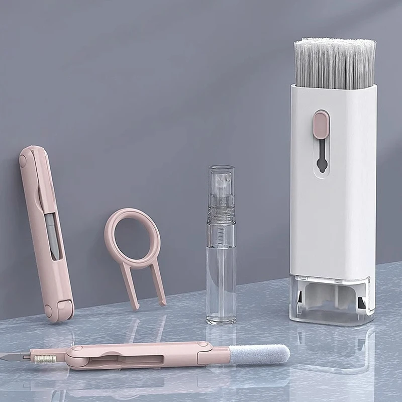 Computer Keyboard Cleaner Brush 7 In 1 Electronic Kit For IPad Bluetooth Earphone Phone Cleaning Tools Cleaner Keycap Puller Kit
Computer Keyboard Cleaner Brush 7 In 1 Electronic Kit For IPad Bluetooth Earphone Phone Cleaning Tools Cleaner Keycap Puller Kit