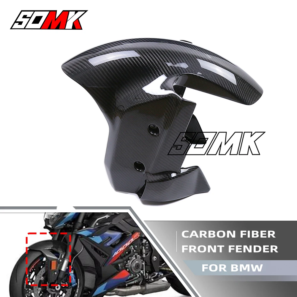 

2023 For BMW M1000RR M1000 RR New Carbon Fiber Front Fender Mudguard Wheel Hugger Splash Motorcycle Accessories Mud Guard