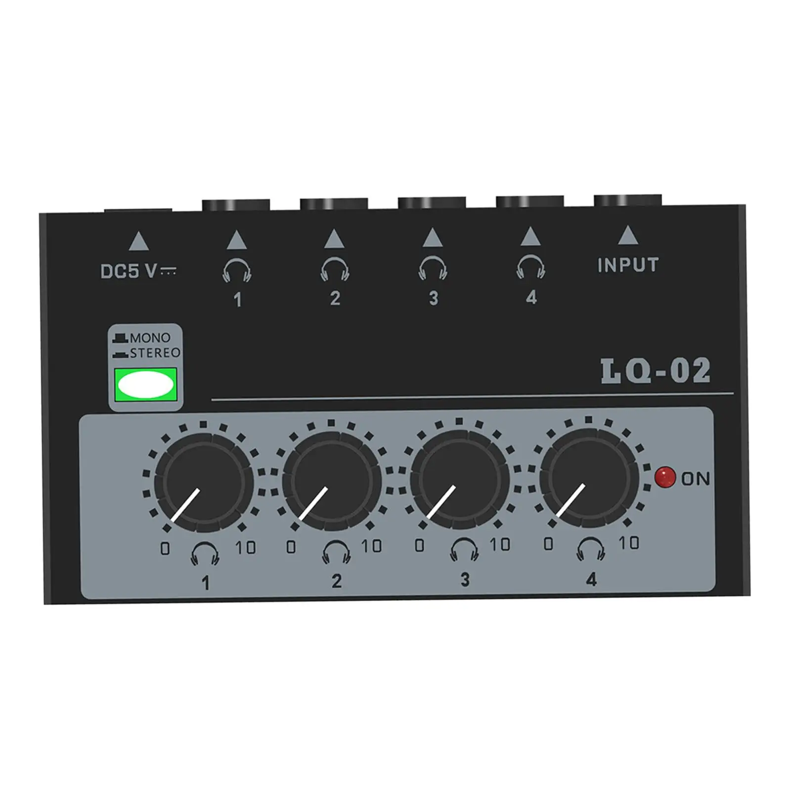 

4-канальный линейный миксер компактный портативный мини аудио миксер моно стерео регулировка для sub микшерные клавиатуры гитары микрофоны бары