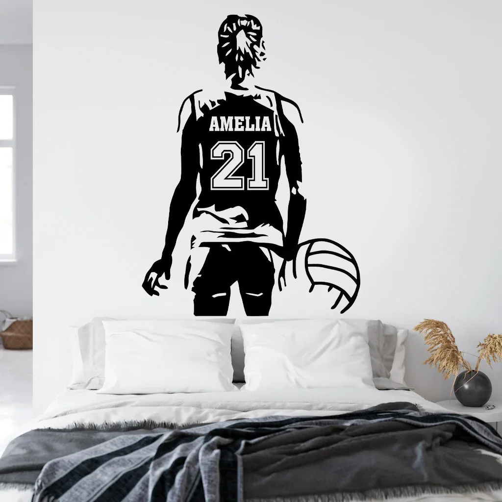 Personalized Volleybal Name & No. Sport Volley Wall Decals Vinyl Home Decor for Girl Room Kids Teens Bedroom Sticker Mural 4760
Personalized Volleybal Name & No. Sport Volley Wall Decals Vinyl Home Decor for Girl Room Kids Teens Bedroom Sticker Mural 4760
