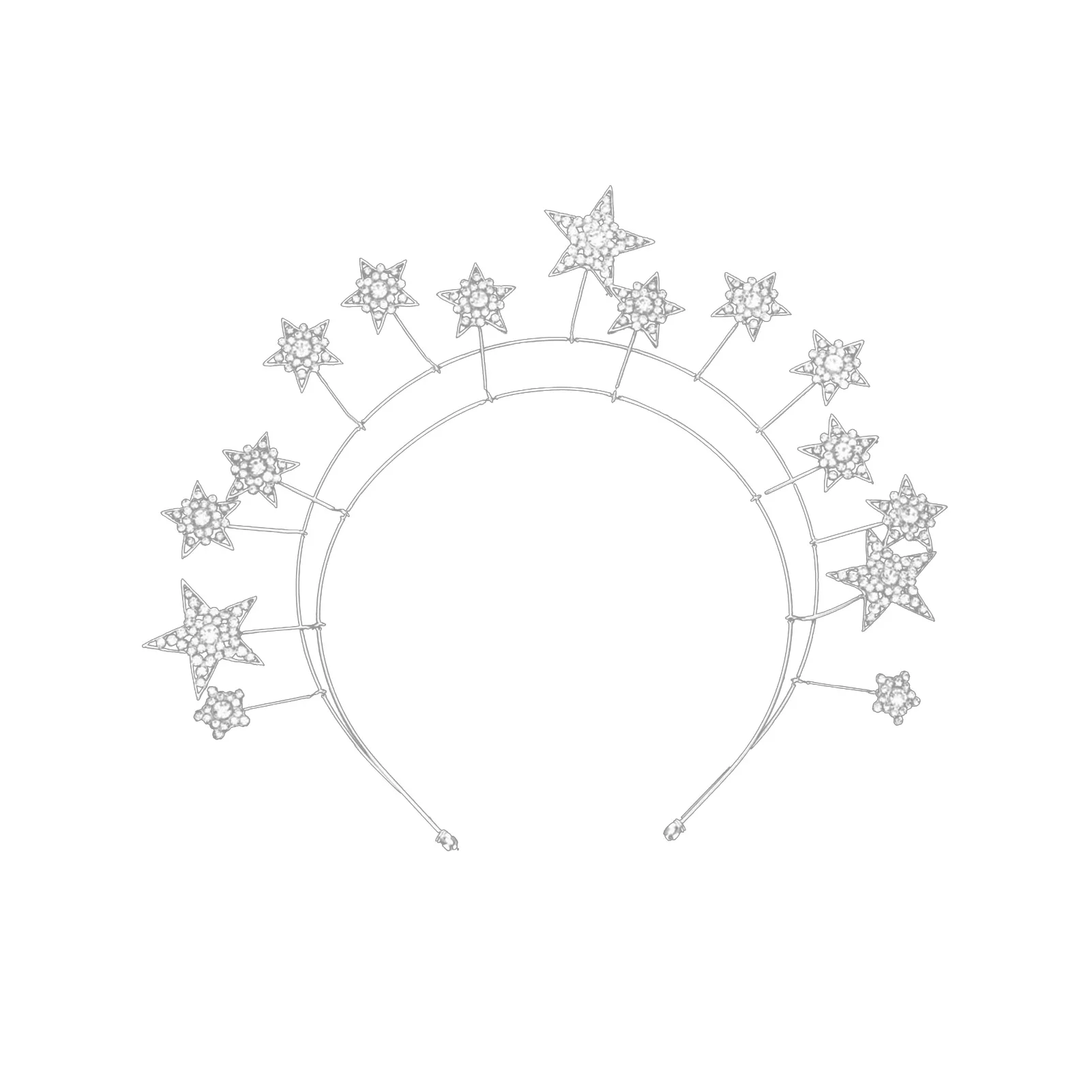 Star Decor Hairbands for Women Silver Elegant Headbands Luxurious Headdress for Bridesmaid Wedding Dating Shopping
Star Decor Hairbands for Women Silver Elegant Headbands Luxurious Headdress for Bridesmaid Wedding Dating Shopping