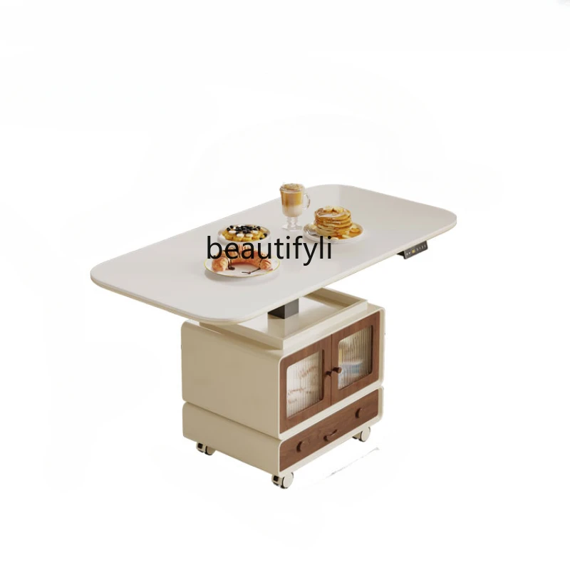 Electric Lifting Coffee Table Dual-Purpose Movable Multifunctional Coffee Table Two-in-One
Electric Lifting Coffee Table Dual-Purpose Movable Multifunctional Coffee Table Two-in-One