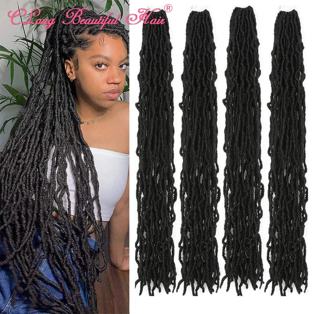 CLong Nu Locs Crochet Hair 36 24 18 Inches Faux Locs Extension Synthetic Soft Goddess Braiding Dreadlocks Hair For Black Women
CLong Nu Locs Crochet Hair 36 24 18 Inches Faux Locs Extension Synthetic Soft Goddess Braiding Dreadlocks Hair For Black Women