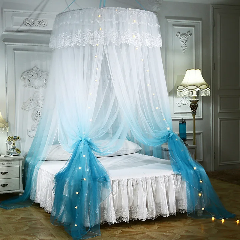 Three Door Dome Mosquito Net Thickened and Encrypted Floor To Ceiling European Style Suspended Circular Bedroom Mosquito Net
Three Door Dome Mosquito Net Thickened and Encrypted Floor To Ceiling European Style Suspended Circular Bedroom Mosquito Net