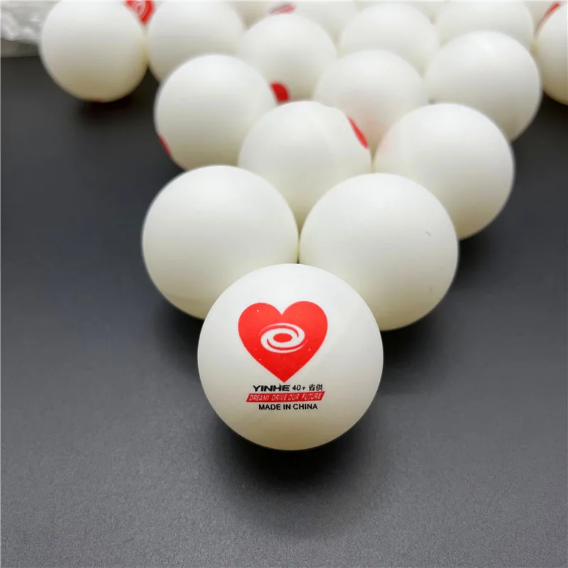 Yinhe Red love New Material Table Tennis Balls 3 Star 40+ ABS Plastic Ping Pong Balls Table Tennis Training Balls
Yinhe Red love New Material Table Tennis Balls 3 Star 40+ ABS Plastic Ping Pong Balls Table Tennis Training Balls